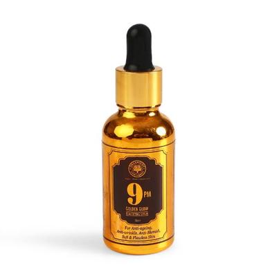 Organicos 9PM Golden Glow Face Serum for Anti-ageing Anti-wrinkle Anti-blemish 30 ml - Personal Care (Ayush)