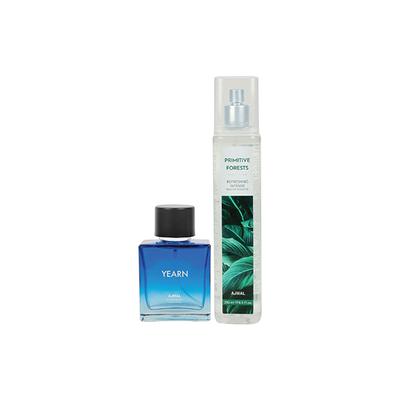 Ajmal Yearn EDP & Primitive Forest EDT Pack of 2 350 ml - Perfumes (Edt/Edp)