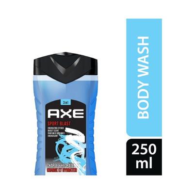 Axe Sports Blast 3 In 1 Body Face & Hair Wash for Men Fragrance 250 ml - Shower Gels & Body Wash