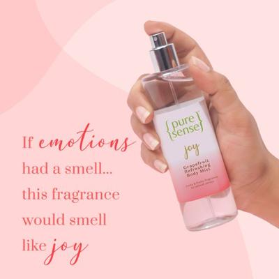 PureSense Joy Grapefruit Rejuvenating Vitamin C Body Mist 150 ml - Body Mist/Spray