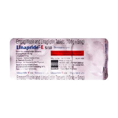 LINAPRIDE E 5/10 Tablet 10's - Diabetes-Ant