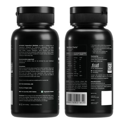 Nutrabay Chelated Magnesium Glycinate 2000mg Tablet 60's - General Health