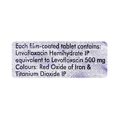 Levobact 500mg Tablet 10'S - Bacterial Infections-Qui