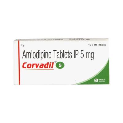 Corvadil 5mg Tablet 10'S - Hypertension-Cal