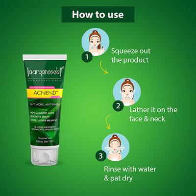 Aryanveda Acnend Face Wash (Pack of 2 x 60 ml) - Face Wash & Cleansers