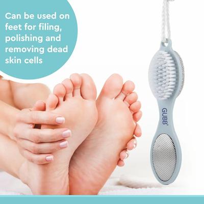 Gubb 4 Way Pedicure Set Cleanses Exfoliates Files 1's - Manicure & Pedicure Kits