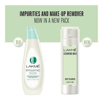 Lakme Gentle & Deep Cleanser 60 ml - Face Wash & Cleansers