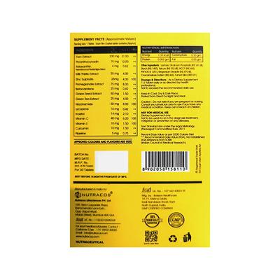 NUSHIELD ADVANCED ORAL UV PROTECTION Tablet 3x10's - Supplements-Vam