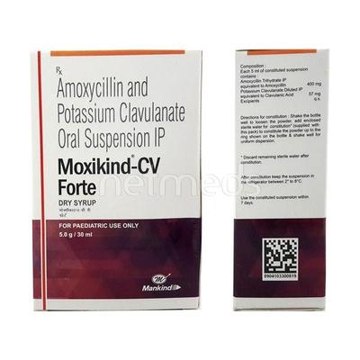 Moxikind CV Forte Dry Syrup 30ml - Bacterial Infections-Pen