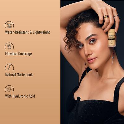 Swiss Beauty Airbrush Finish Full Coverage Foundation -Golden Beige 30 ml - Foundation