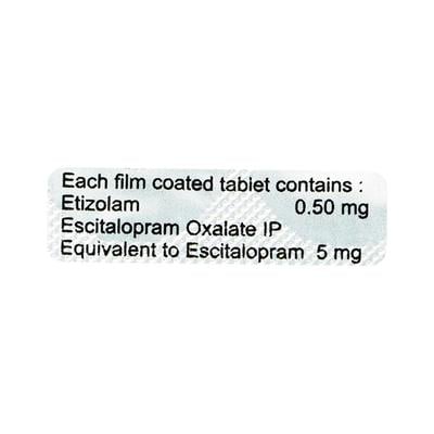 Etizola Plus 5mg Tablet 10'S - Anxiety-Anx