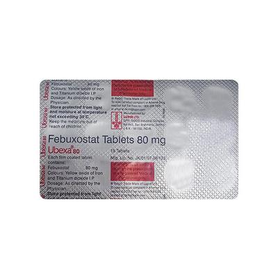 UBEXA 80 Tablet 15's - Gout