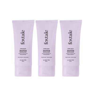 Foxtale Nourishing Ceramide Moisturiser for 100 hrs of Hydrated, Glowing Skin 100 ml - Face Moisturizers