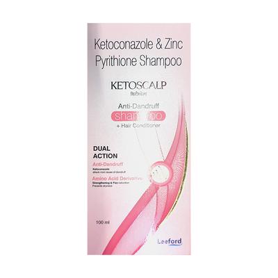 KETOSCALP ANTI DANDRUFF + HAIR CONDITIONER Shampoo 100ml - Fungal Infections-Taa