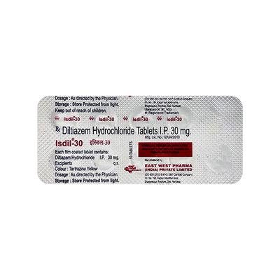 ISDIL 30MG TABLET 10'S - Hypertension-Cal