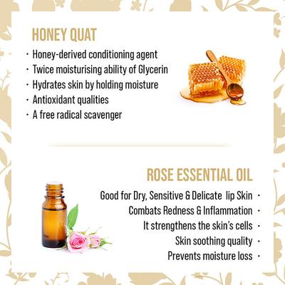 Keya Seth Aromatherapy Lip Sugar Scrub with Shea Butter, Rose Oil and Honey Gentle Exfoliation Hydration 11 ml - Lip Scrubs