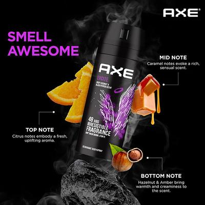 Axe Excite Deodorant Body Spray for Men, 48H Odour Protection Crisp Coconut 150 ml - Men Deodorants/Roll-Ons