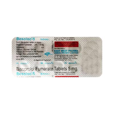 Besoloc 5mg Tablet 10'S - Hypertension-Bet