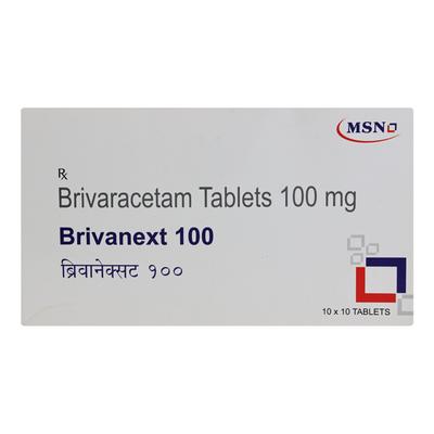 BRIVANEXT 100 Tablet 10's - Epilepsy/Convulsion-Ant