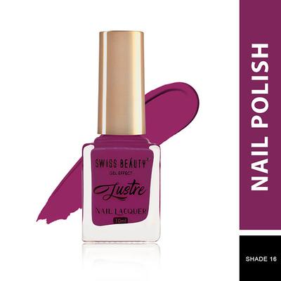Swiss Beauty Luster Nail Polish - (Shade-16) 10 ml - Nail Polish