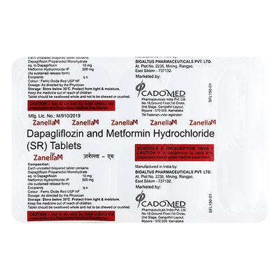 ZANELLA M Tablet 10's - Diabetes-Ant