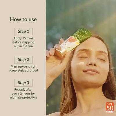 Lotus Botanicals Vitamin C Matte Fluid Sunscreen Sun Protect & Skin Brightening 75 gm - Face Sunscreen