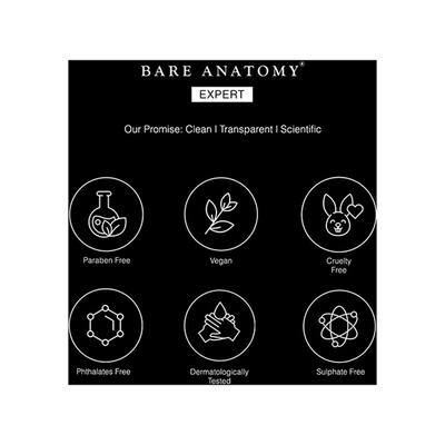 Bare Anatomy Anti-Dandruff Shampoo Reduces Dandruff Up To 100% Sulphate And Paraben Free 250 ml - Shampoos