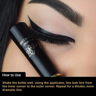Iba Long Stay Liquid Eyeliner Jet Black 6.5 ml - Eyeliners