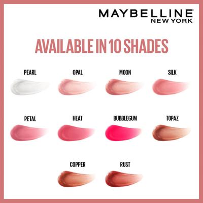 Maybelline New York Lifter Gloss, Hydrating Lip Gloss, Bubblegum 5.4 ml - Lip Glosses