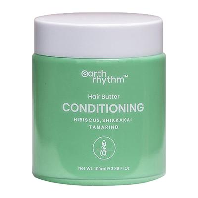 Earth Rhythm Conditioning Hair Butter With Hibiscus, Shikkakai & Tamarind 40 gm - Hair Masks & Packs