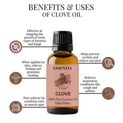 Essentia Extracts Combo of Eucalyptus and Clove Essential Oil 2's - Essential Oils