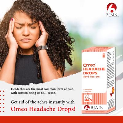 Bjain Omeo Headache Drops 30 ml - Homeopathic Drops
