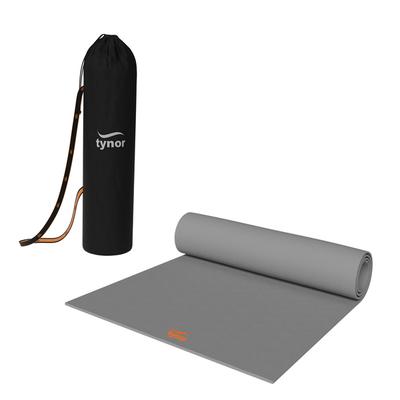 Tynor Yoga Mat TPE - Grey (6 mm) 1's - Gym Accessories