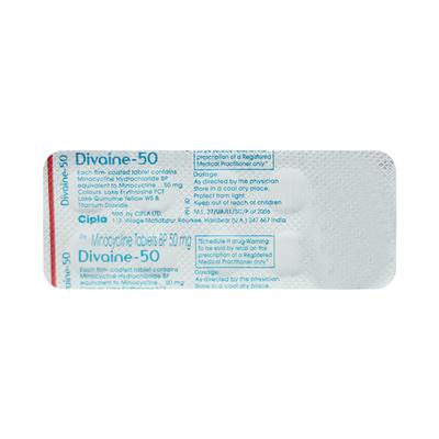 Divaine 50mg Tablet 10'S - Bacterial Infections-Tet