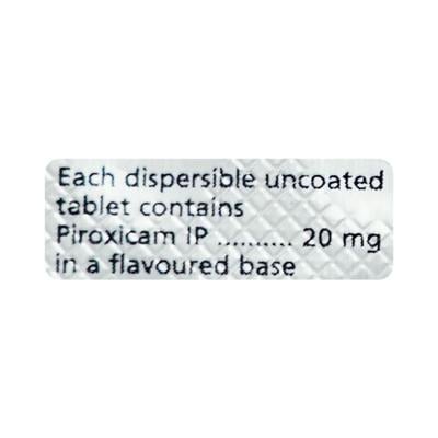 Mobicam DT 20mg Tablet 10'S - Pain relief-Nsa