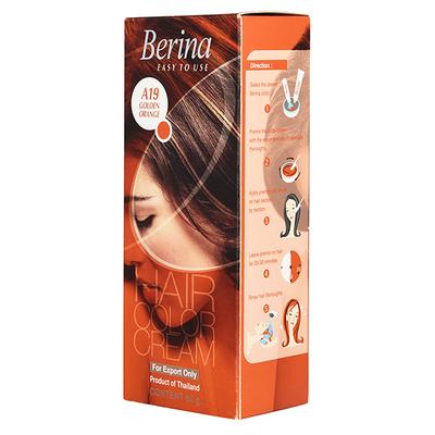 Berina A19 Golden Orange Hair Color Cream 60 gm - Crème