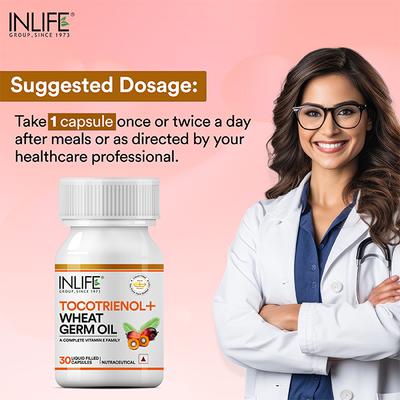 INLIFE Tocotrienols and Wheat Germ Oil Capsules 30's - Vital Health