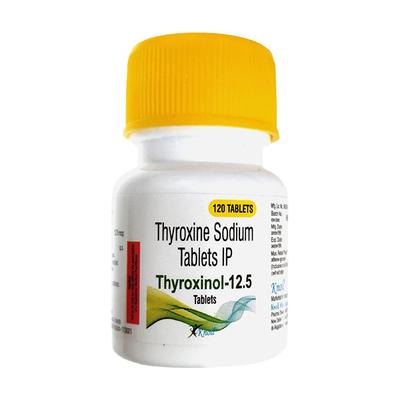 THYROXINOL 12.5 Tablet 120's - Hypothyroidism