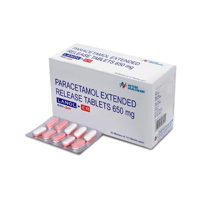 Lanol ER 650mg Tablet 10'S - Pain relief-Nsa