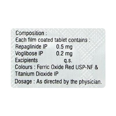VOGLIMAC R 0.5 Tablet 10's - Diabetes-Ant