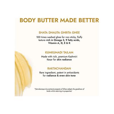Kapiva Ayurveda Ghee Kumkumadi Body Butter 50 gm - Body Butter