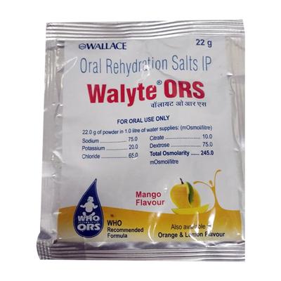 WALYTE ORS MANGO FLAVOUR Powder 22gm - Supplements-Sup