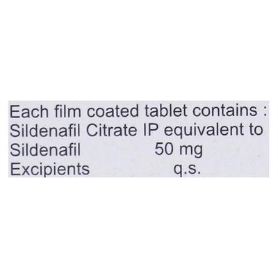 Penegra 50mg Tablet 4'S - Impotence/Erectile Dysfunction (Ed)