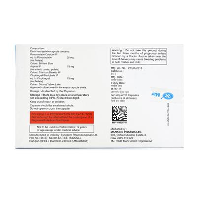 Lipirose Gold 20mg Capsule 10'S - High Cholesterol-Dys