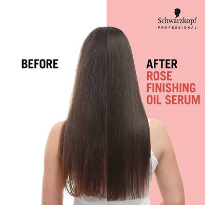 Schwarzkopf Professional Oil Ultime Rose Oil for Fine, for Hair Care Softer Hair 100 ml - Hair Serums