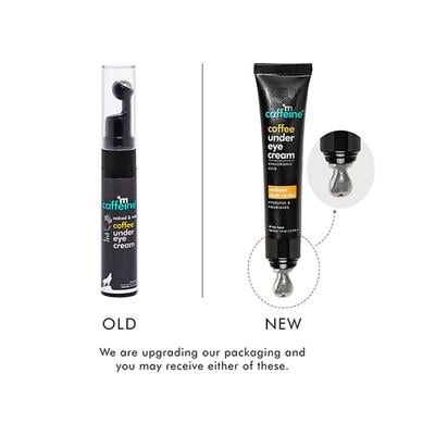 mCaffeine Coffee Under Eye Cream for Dark Circle & Puffiness Reduction with Hyaluronic E 15 ml - Under Eye Creams & Serums