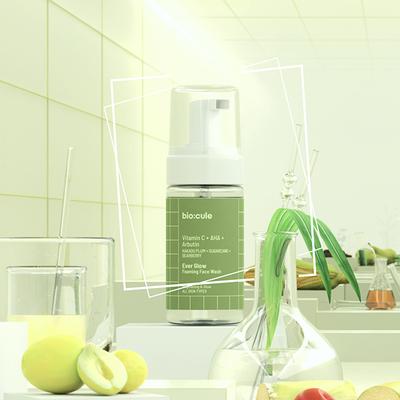 Biocule Ever Glow Foaming Face Wash For Glowing & Even Skin Tone, With Vitamin C, Sugarcane 100 ml - Face Wash & Cleansers