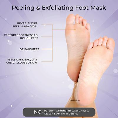 Luxa Derme Peeling & Exfoliating Foot Mask 40 ml - Foot Creams & Lotions