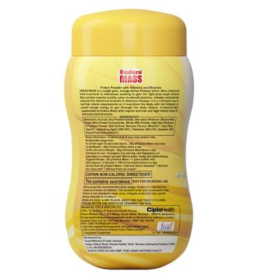 Endura Mass Weight Gain Powder - Banana Flavour 500 gm - Weight Gain