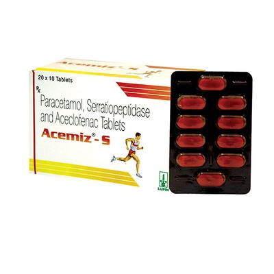 Acemiz S Tablet 10'S - Pain relief-Nsa